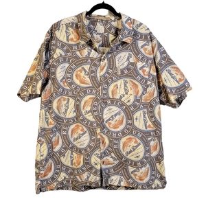 Columbia River Lodge Red Drum Amber Ale America Casual Button Shirt